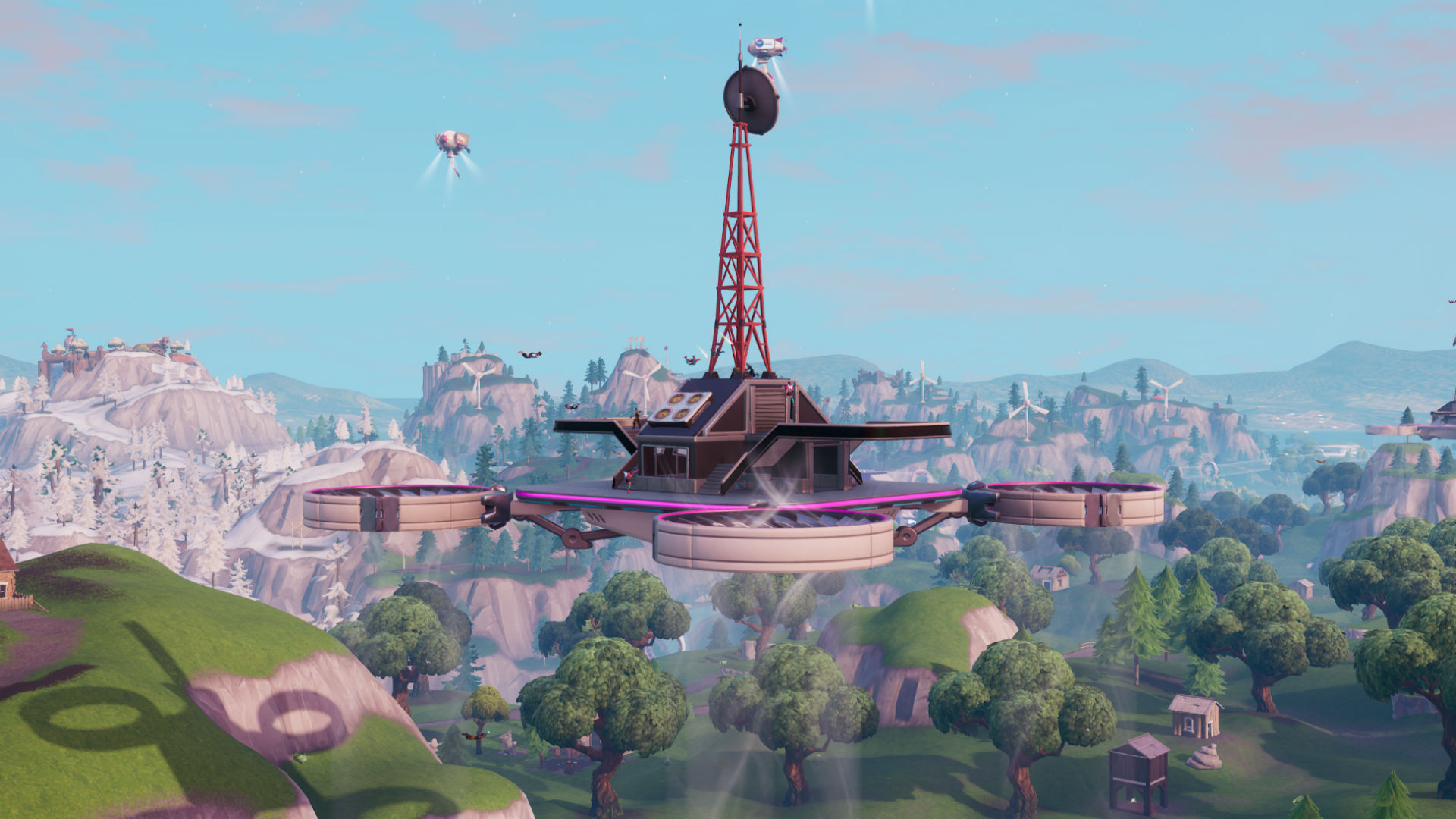 Fortnite Sky Platforms位置：在哪裡訪問所有天空平台