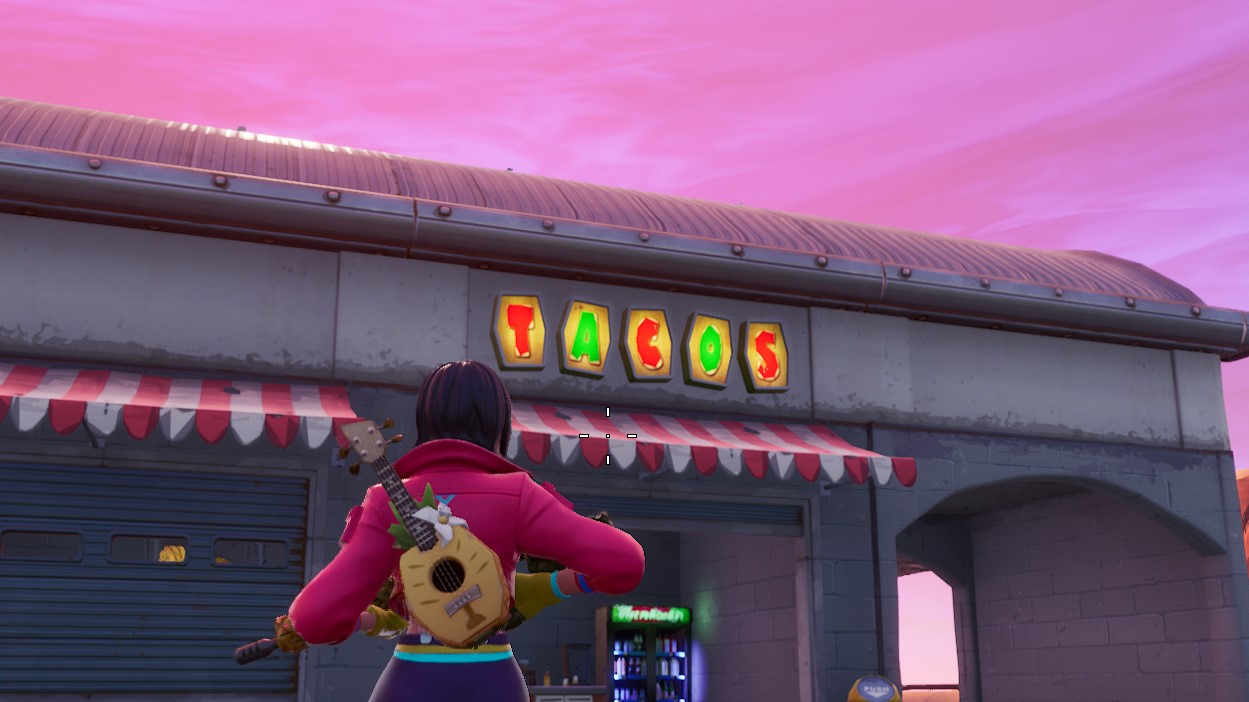 Fortnite Fortbyte 77地點：在哪裡可以找到田徑炸玉米餅商店