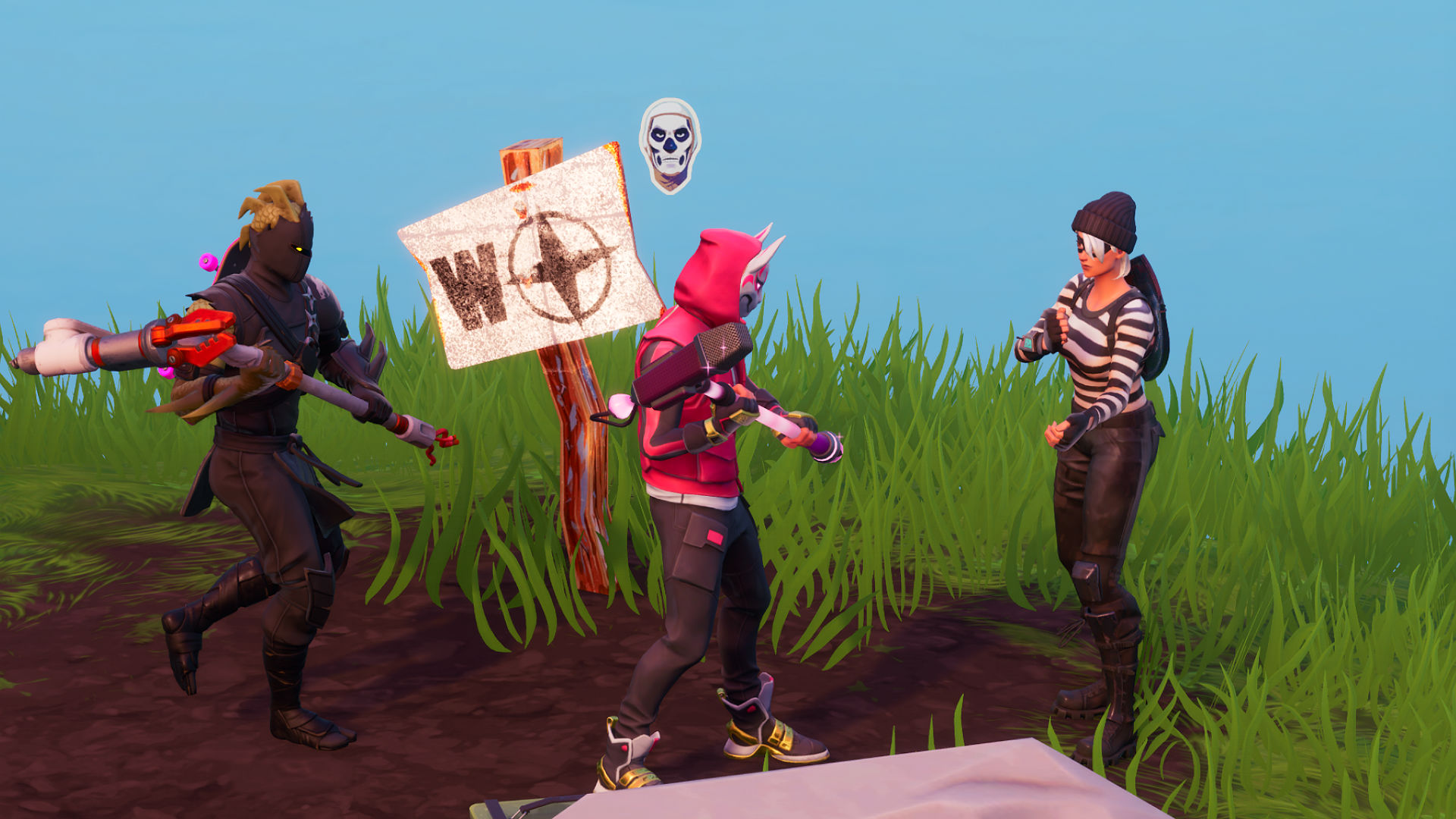 Fortnite Fortbyte 3：在西部使用Skull Trooper表情符號