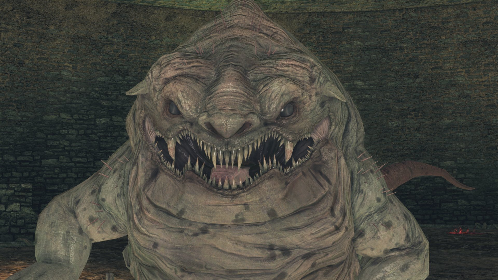 Dark Souls 2的貪婪惡魔被開發人員暱稱為Jabba