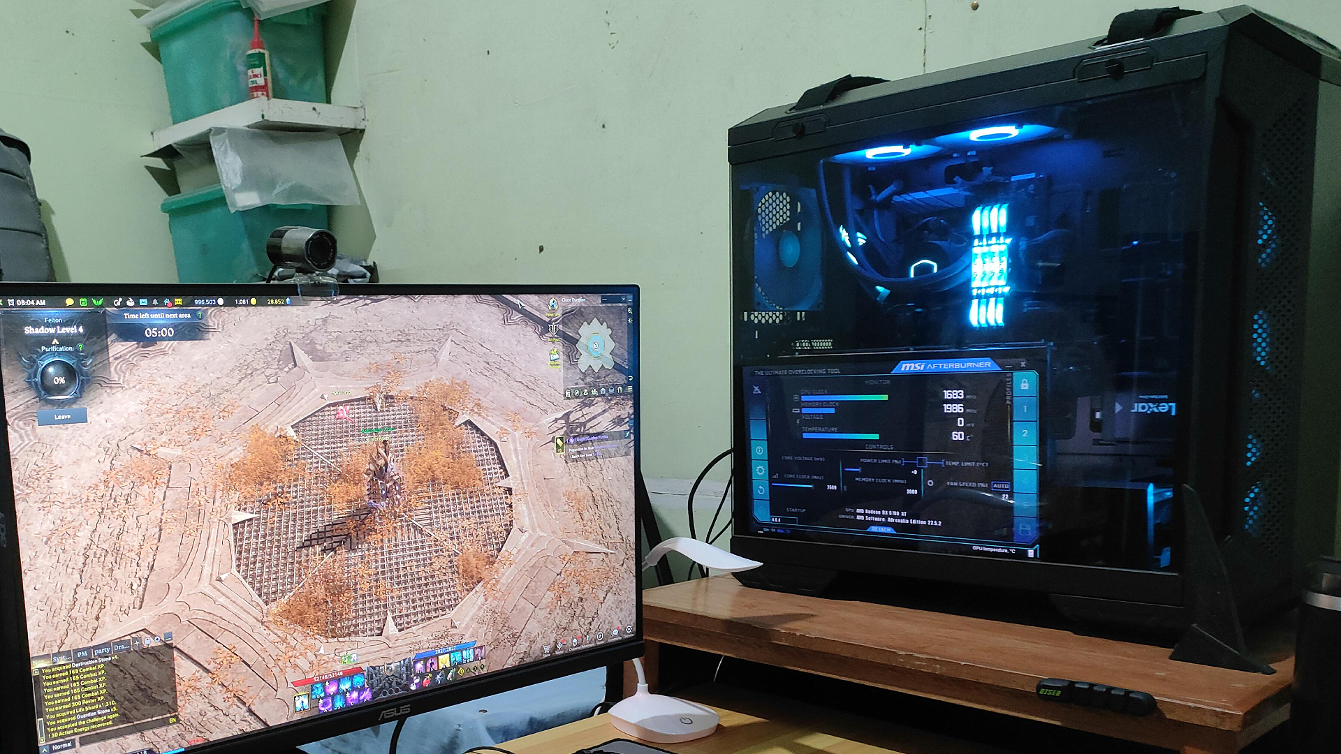 遊戲PC Modder將舊的筆記本電腦屏幕轉換為案例顯示