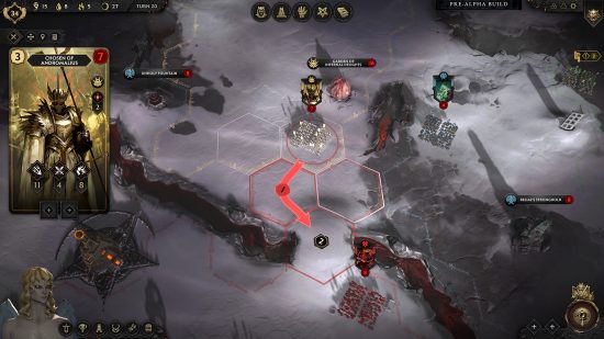 Welcome to Solium Infernum, the “Dark Souls of strategy games": A battlefield in the depths of Hell from strategy game Solium Infernum