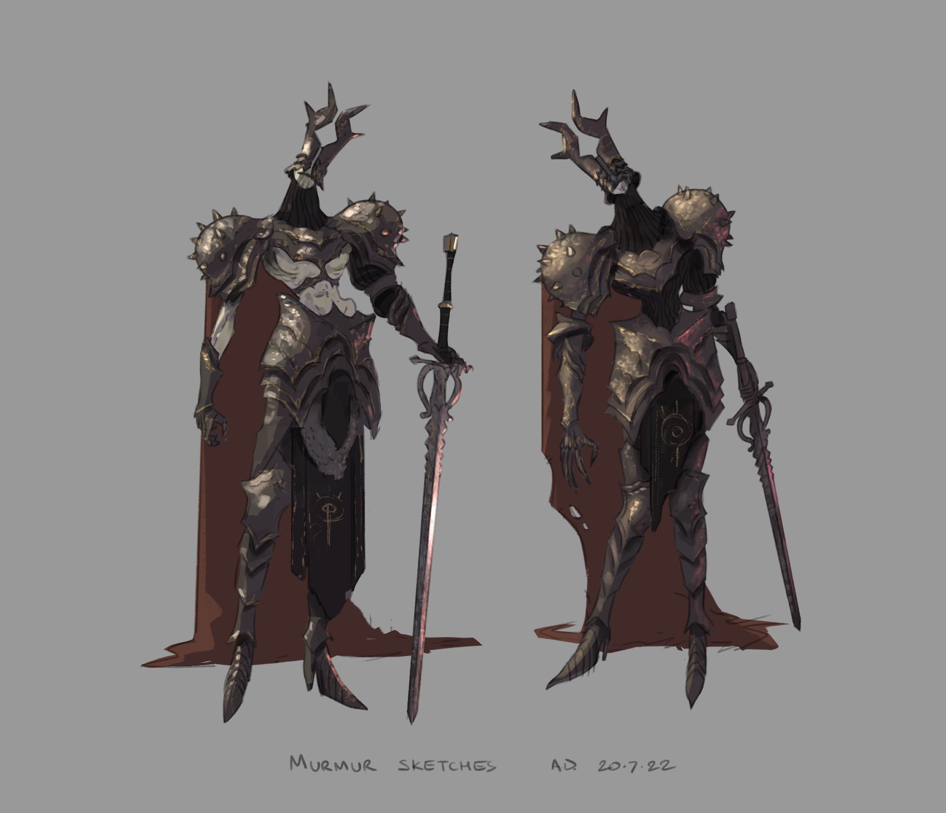 Solium Infernum, the strategy game from Hell, reveals LOTR-style demon: A demon in armour and a cape from strategy game Solium Infernum