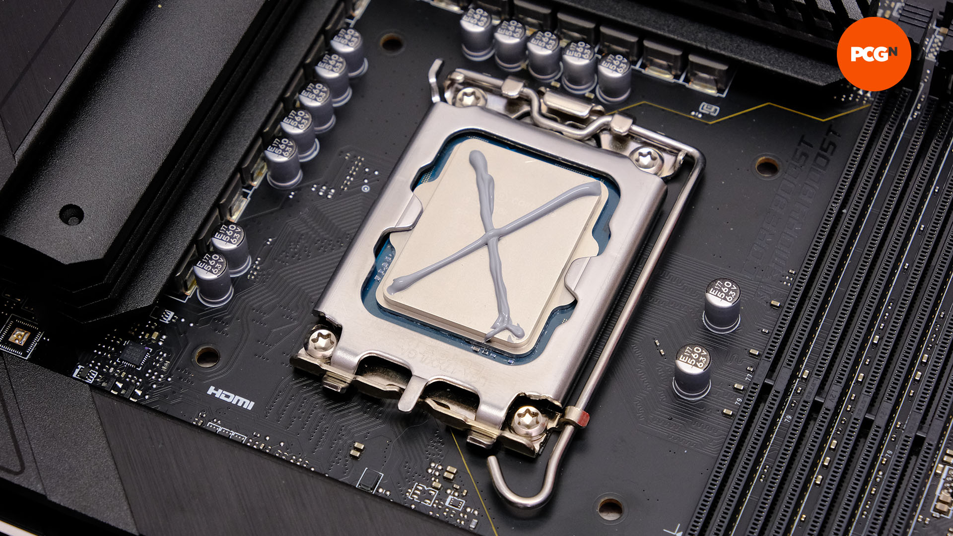 How to apply thermal paste: Intel LGA1700 CPU