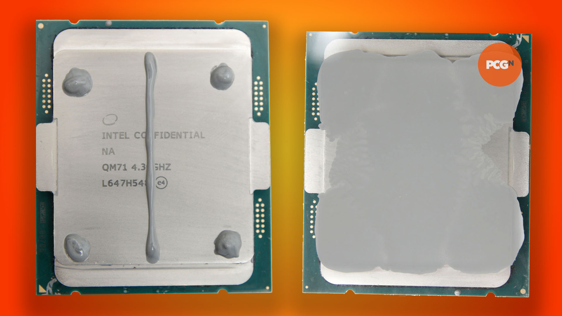 How to apply thermal paste: Intel LGA2066 CPUs