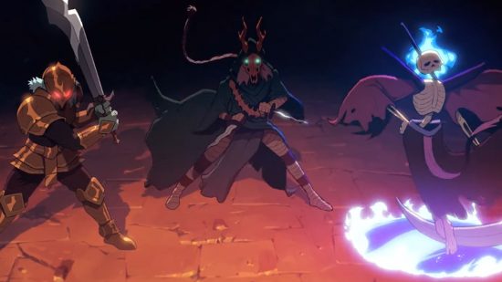 slay the spire 2 release date estimate: a new character is skeletal with a chilling blue glow