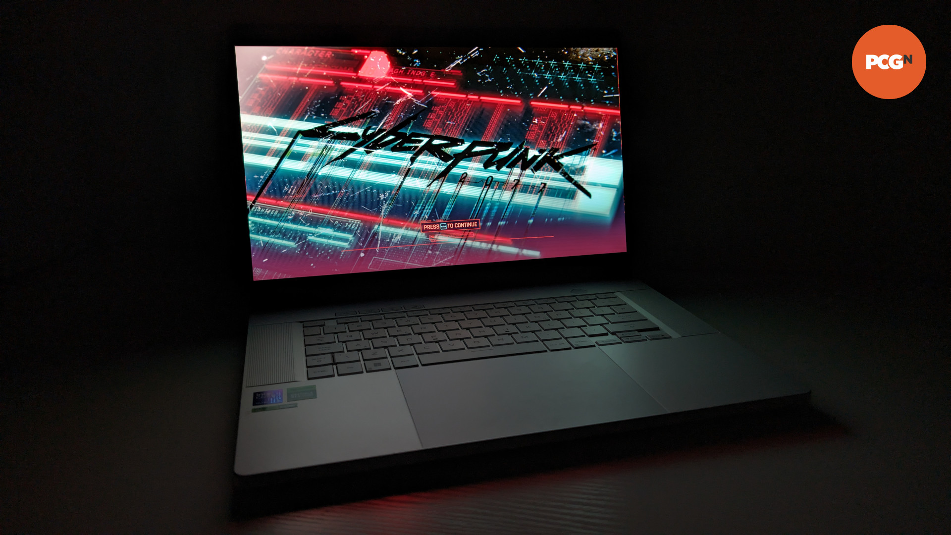 Asus ROG Zephyrus G16 (2024) review: Running Cyberpunk 2077 in a darkened room