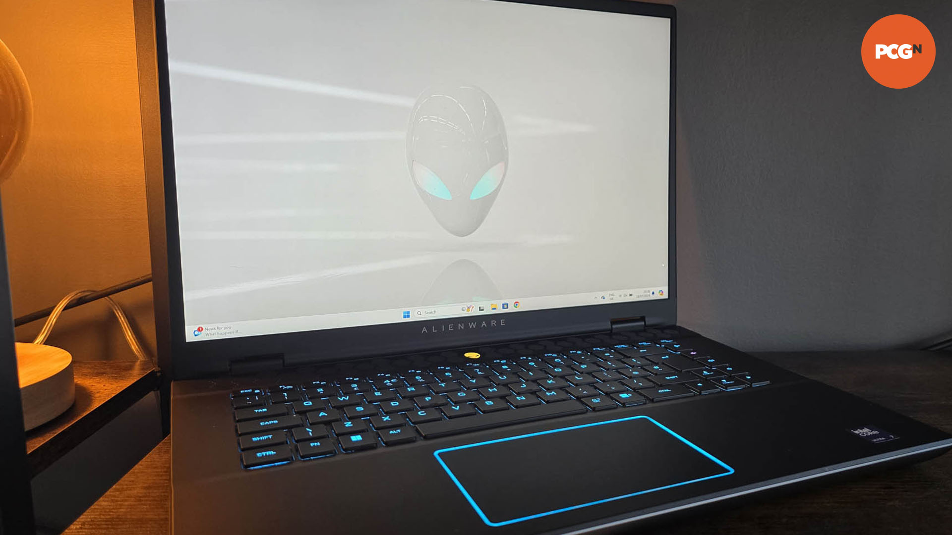 Alienware M16 R2 review: Gaming laptop on desk