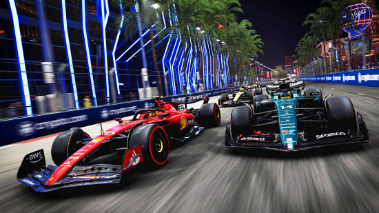 Best racing games: two F1 cars juke it out in F1 23