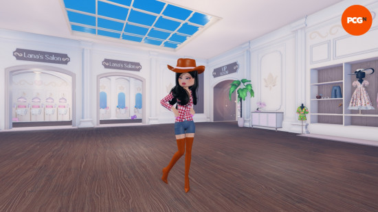 The cowgirl among the DTI outfit ideas