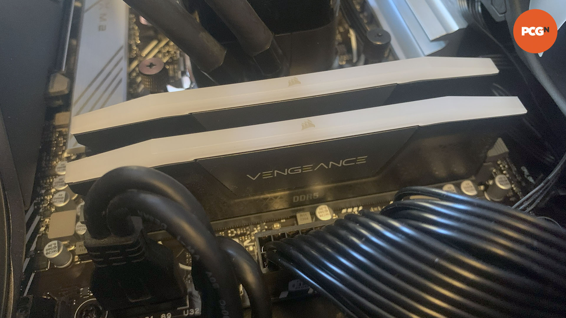 Corsair Vengeance RGB DDR5 review: Gaming RAM installed in a motherboard