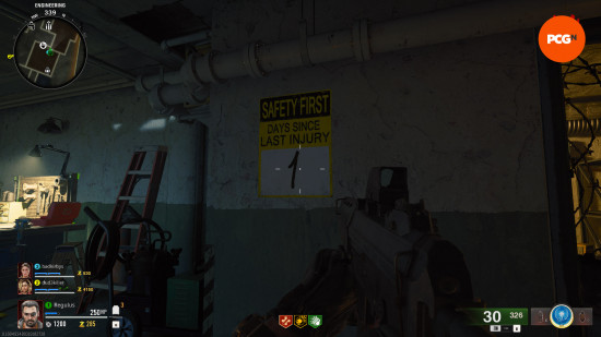 Black Ops 6 Terminus easter egg main quest: a days since accident sign