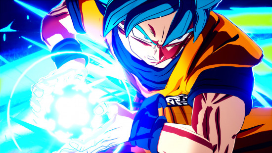 Superhero games: Goku using a Kamehameha in Dragon Ball Sparking Zero