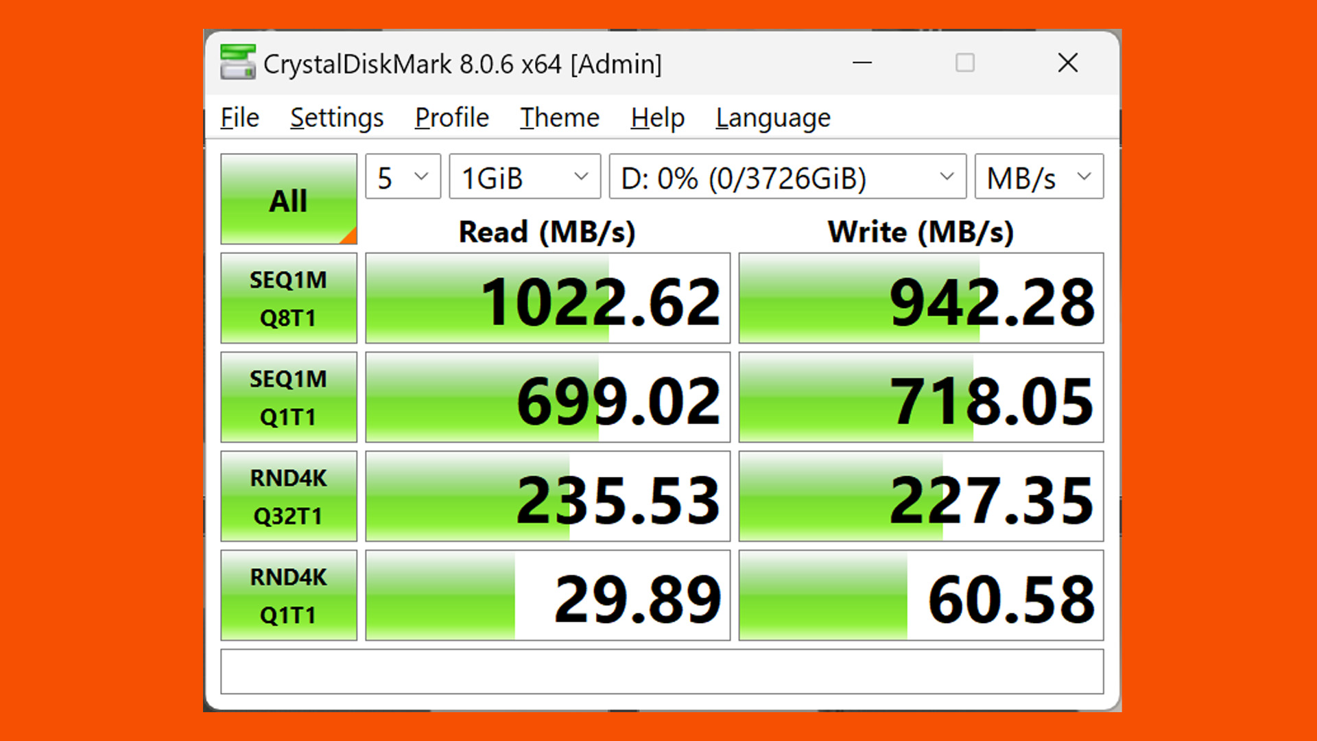 samsung t9 portable ssd review 09 crystaldiskmark test 10gbps port