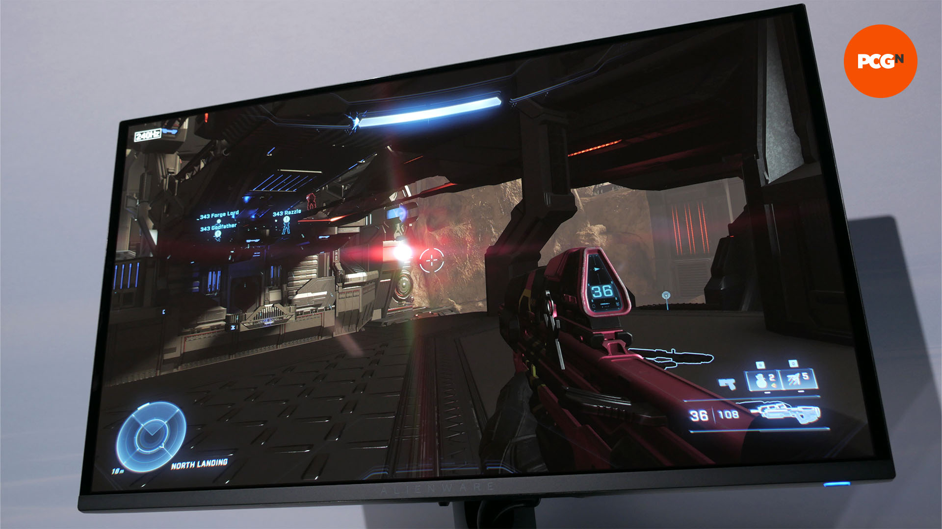 alienware aw2725q 4k17 qd-oled gaming monitor reflections flare