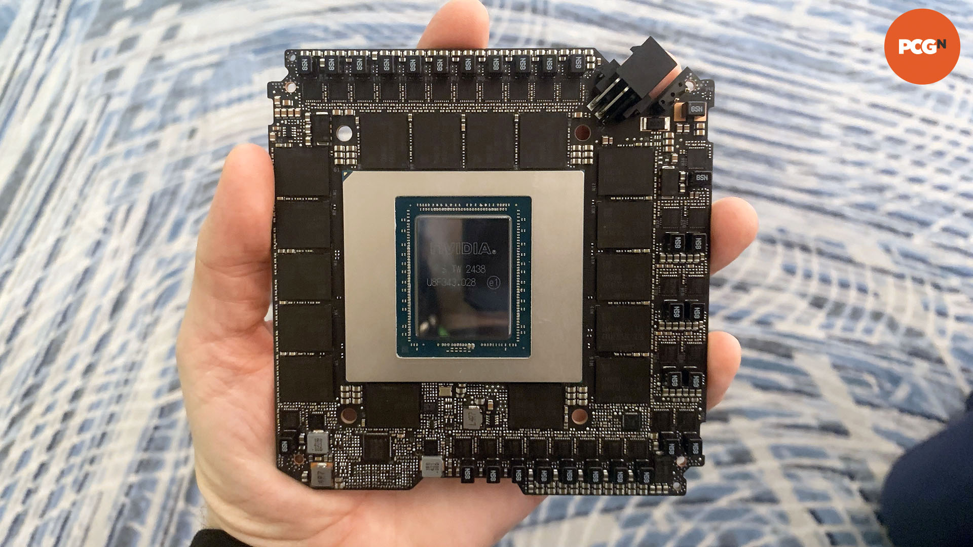 Nvidia GeForce RTX 5090 review: The Founders Edition card has a tiny PCB.