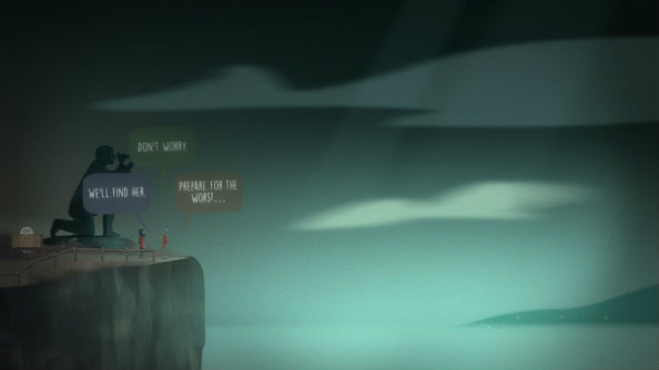 Oxenfree的發射預告片顯示，一個少年島派對出錯了