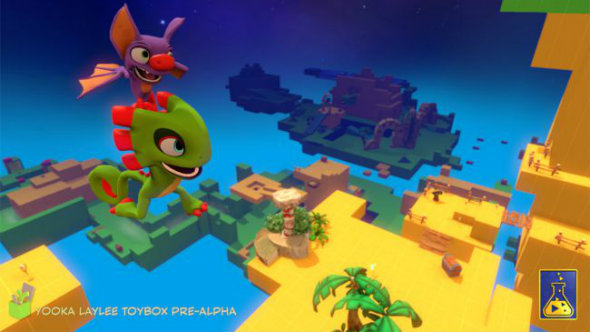 Yooka-Laylee支持者現在可以在Playtonic的抽像玩具盒模式下嬉戲地束縛