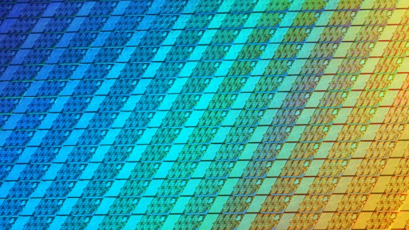 Intel Coffee Lake Wafer